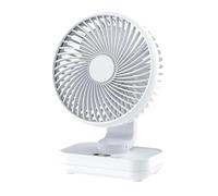 Ventilador de escritorio portátil mini oscilante automático de 90° 4000 mAh, pequeño ventilador de refrigeración recargable con pantalla LED y potente flujo de aire, ventiladores de mesa silenciosos