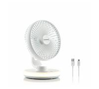 Innovagoods Fanled Ventilador de Escritorio Recargable con LED 4000mAh
