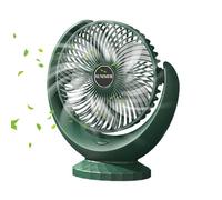 Ventilador de escritorio Recargable - Ventilador de campamento, mini soplador | Dispositivo de enfriamiento de mano, circulador de aire portátil más máquina de alimentada con USB para mesa de do