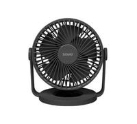 Ventilador de escritorio Savio AD-01 Negro batería 4 modos ángulo 360°