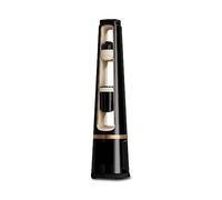 Ventilador De Escritorio Sin Aspas Ventilador Sin Aspas 5 En 1 Con Control Remoto, Humidificador De Suelo, Aromaterapia, Ventilador De Torre De Gota De Agua Antigravedad, Refrigeración Por Aire(Black)