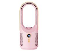 Ventilador De Escritorio Sin Cuchilla - Batería Recargable | Ventilador De Circulador De Aire Integral | Ventilador Sin Cuchilla Para Dormitorio | Luz Nocturna Recargable Para Velificador De Aire