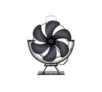 Ventilador de Estufa Accionado por Calor 6 Aspas,Ventilador para Hogar Giratorio 360 Grados,Quemador de LeñA,Ventilador EcolóGico, Ventilador de