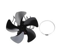 Ventilador de estufa con alimentación: diseño de 5 cuchillas autodenominado para un flujo de aire silencioso y eficiente para el queroseno y las estufas de quema de leña (type 1)