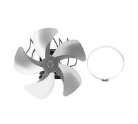 Ventilador de estufa con alimentación: diseño de 5 cuchillas autodenominado para un flujo de aire silencioso y eficiente para el queroseno y las estufas de quema de leña (type 3)