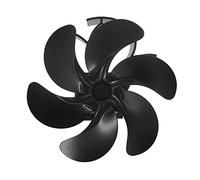 Ventilador de estufa de 5 cuchillas alimentado por calor para el hogar, distribución eficiente del calor, silencioso, ahorro de energía, pequeña quema de leña