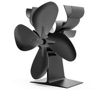 Ventilador de estufa de leña 4 circulador silencioso de chimenea accionado por calor para una mejor distribución del calor y rendimiento de ahorro de energía