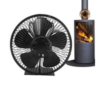 Ventilador De Estufa De Leña - Aparato Sin Electricidad, Hélice De Aire Caliente Automático, Motor Térmico | Equipo De Calefacción Para Interior Hogar Oficina Invierno Chimenea Ecológica