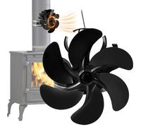 Ventilador de estufa de leña - Circulador de aire térmico montado en la pared, Distribuidor de calor silencioso no eléctrico, Chimenea de bajo consumo | Quemador de pellets, estufa de leña, calefacció