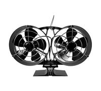 Ventilador De Estufa De Leña - Circulador De Chimenea Ecológica, Soplador Silencioso De Doble Cabezal | De Distribución Accionado Por Calor Áreas De Uso De Calentadores De Leña