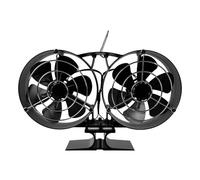 Ventilador De Estufa De Leña - Circulador De Chimenea Ecológica, Soplador Silencioso De Doble Cabezal | De Distribución Accionado Por Calor Áreas De Uso De Calentadores De Leña
