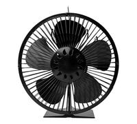 Ventilador de estufa de leña no eléctrico, ventilador de chimenea alimentado por calor,Ventilador de estufa de leña no eléctrico - Ventilador silencioso de estufa de pellets con tapa de pr