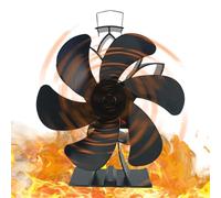 Ventilador de estufa de leña,Ventilador de chimenea termodinámico - de estufa silencioso | de, ventilador térmico, ventilador de chimenea, circulación de aire caliente, ac