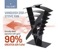 Ventilador de estufa Valiant Vanquish - Alimentado por calor para...