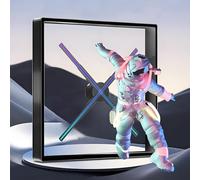 Ventilador de exhibición publicitaria de holograma 3D con soporte WiFi para tienda, bar, eventos y ferias comerciales