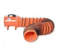 Ventilador de extracción multiusos, manguera de extracción, maquinaria de extracción y ventilación de alta velocidad y bajo nivel de ruido, para sótanos, talleres y almacenes(40cm,10m)