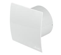 Ventilador de Extractor Baño 100mm con Blanco Curvo Panel Frontal Conducto