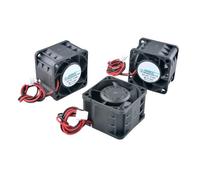 Ventilador de flujo axial ACP4028 de 4 cm y 40 mm, 40 x 40 x 28 mm, 5 V/12 V/24 V, 2 pines, for ordenador de control industrial de potencia 1U/2U.(DC5V oil bearing)