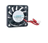 Ventilador de flujo axial ultrafino ACP4007 de 4 cm, 40 x 40 x 7 mm, 2 pines, 5 V/12 V/24 V CC, for discos duros, routers y hardware informático.(DC24V)