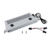 Ventilador de flujo cruzado para BambuLab A1, kit de ventilador de refrigeración auxiliar X-Axis con luz LED, control inteligente de modo dual para disipación de calor de impresora 3D