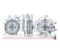 Ventilador de habitáculo NISSENS 87119