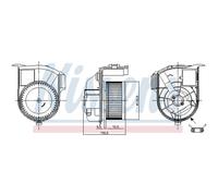 NISSENS Ventilador habitáculo para RENAULT: Kangoo & NISSAN: Kubistar (Ref: 87393)
