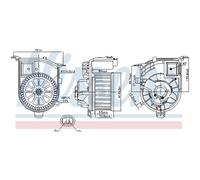Ventilador de habitáculo NISSENS NIS 87450