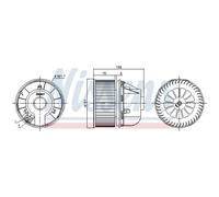 NISSENS 87490 Ventilador habitáculo