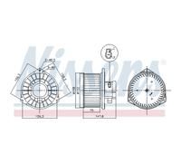 NISSENS 87531 Ventilador habitáculo