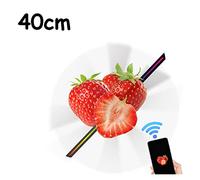 ventilador de holograma 3D 15.74 "Pantalla holográfica 3D Ventilador de aire Proyector de video Pantalla 3d Publicidad Logo Luz Publicidad Pantalla holográfica HD ( Color : E , Size : T40 highlight )