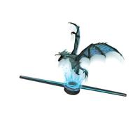 Ventilador de Holograma 3D 3D Hologram Fan 3D Holographic Projector Advertising Display Light HD Holographic Projector Stores Bars Party Xmas Halloween