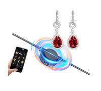 Ventilador de Holograma 3D, Abanico holográfico 3D estéreo de 42 cm for Publicidad, Atractivo a Simple Vista.