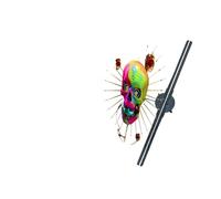 Ventilador de Holograma 3D, Abanico holográfico 3D: Pantalla LED Flotante de Alto Brillo for Publicidad, Bodas y espectáculos 24 Horas