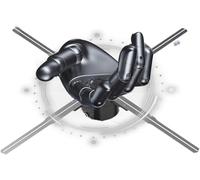Ventilador de Holograma 3D, For Tiendas, Fiestas, Bares, Casinos, resolución de 1600 x 832 píxeles, 832 Cuentas LED HD