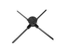 Ventilador de Holograma 3D, Ilumina tu Marca: ¡Ventilador holográfico 3D de 45 cm con Control Remoto for exhibiciones publicitarias impactantes!