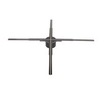 Ventilador de Holograma 3D, Imagen Brillante HD, Reproducción de Sonido Premium, Empalme Múltiple, Resistencia y Disipación de Calor, 24,2 Pulgadas, WiFi, Control Remoto, para