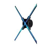 Ventilador De Holograma 3D Interactivo con Pantalla De Proyector Holográfico Pequeño For Exteriores De 50 Cm