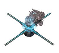 Ventilador de holograma 3D Máquina De Publicidad Con Ventilador Holográfico 3D, 244-722 LED, Letrero De Neón, Reproductor HD Inteligente, Compatible Con Imagen De Video, Logotipo, Luz Holográfica(50cm