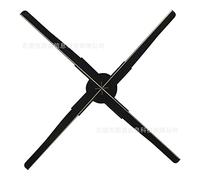 Ventilador de holograma 3D Máquina publicitaria de la pantalla del ventilador holográfico 3D Máquina publicitaria montada en la pared WIFI Control Publicidad Pantalla de animación Imágenes estéreo par