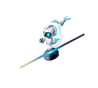 Ventilador de holograma 3D, Pantalla de ventilador de animación holográfica 3D Naked Eye de 16 ", máquina de publicidad montada en la pared, suspensión Virtual estereoscópica giratoria, imágenes aérea