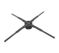 Ventilador de Holograma 3D, Pantalla Publicitaria de Proyector Holográfico 3D de 22 Pulgadas para Android para Windows, 678 LED App WiFi Bluetooth Control Remoto para Letreros de