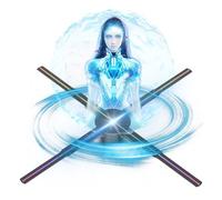 Ventilador de Holograma 3D Proyector 3D De Alta Definición con Resolución De 2000 X 1536 Y 768 LED De Neón con Ventilador Holográfico De 65 Cm For Publicidad