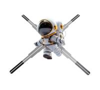 Ventilador de Holograma 3D, Proyector de Holograma 3D de 50 Cm, Pantalla Publicitaria de árbol de Navidad LED HD con Control Remoto, 2000x596 596 Piezas, Ventilador Holográfico