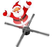 Ventilador de holograma 3D Proyector Holográfico 3D Con Ventilador For Publicidad, Reproductor Montado En La Pared, 3D, A Simple Vista, 2K, HD, LED, For Fotografía Y Vídeo, Con 722 LED para letreros d