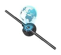 Ventilador de Holograma 3D, Proyector holográfico 3D de 42 cm con Control Remoto por WiFi, Video/Logotipo Personalizable y Pantalla LED de neón for Publicidad.