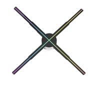 Ventilador de Holograma 3D Proyector Holográfico 3D HD Naked Eye P56 Proyector Holográfico 3D Pantalla Publicitaria Remota Soporte For Imagen Y Video