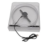 Ventilador de Holograma 3D, Proyector Holográfico de 14 Cm y 128 LED con ángulo de Visión de 170°, Resolución de 2000x128, Control de Aplicación, Pantalla de Ventilador LED 3D