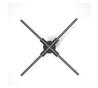 Ventilador de holograma 3D, proyector publicitario, pantalla publicitaria, lámpara de reproductor de holograma, para centros comerciales