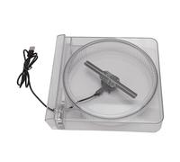 Ventilador de hologramas 3D de 14 cm con Cubierta, proyector LED holográfico 3D, Pantalla de Publicidad con resolución de 2000x128 y 128 Perlas LED, controlado por aplicación para
