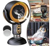 Ventilador de humo portátil para fumar en interiores, ventilador de enfriamiento para malas hierbas y cocinar, purificador de aire sin humo y eliminador de cenicero